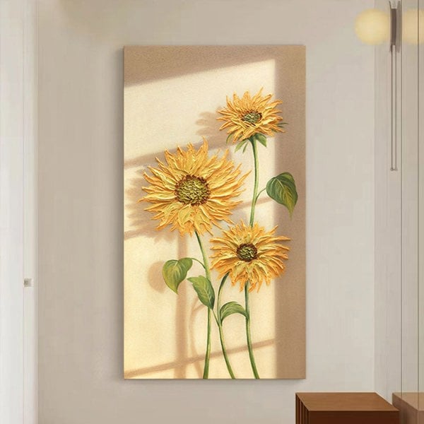Sunflowers Leaves Framed Wall Art Print Multiple Size-Rit Concept-Rit Concept