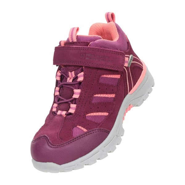 Mountain Warehouse Childrens/Kids Drift Waterproof Walking Boots - Berry
