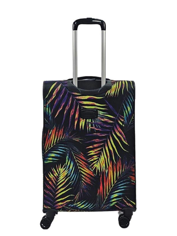 Eagle Luggage Lightweight Print Suitcases 8 Wheel Luggage Travel Soft Bags Set