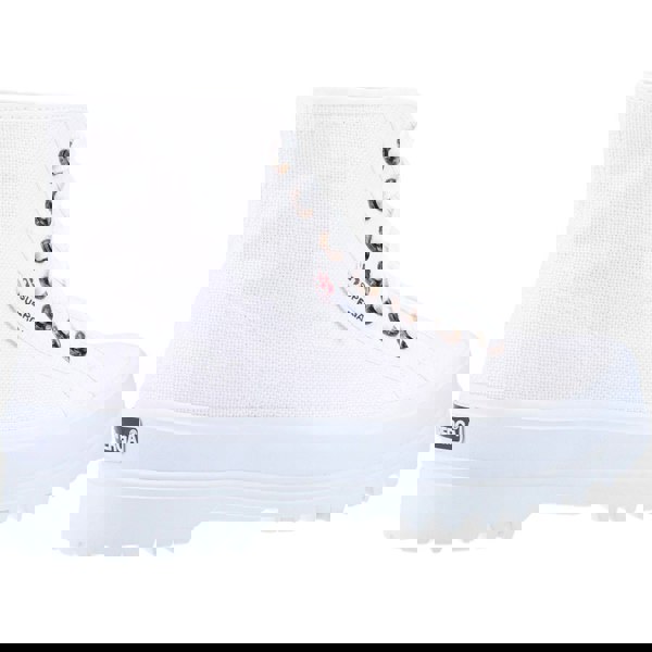 Superga 2341 Alpina Resin Eyelets Ankle Boots - White