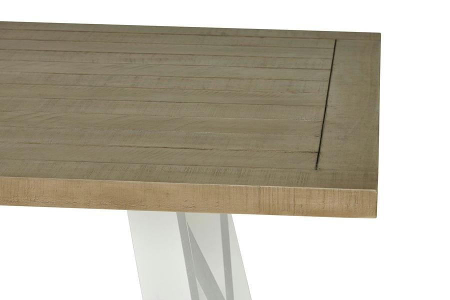 Statement Furniture Oxford White Extending Dining Table