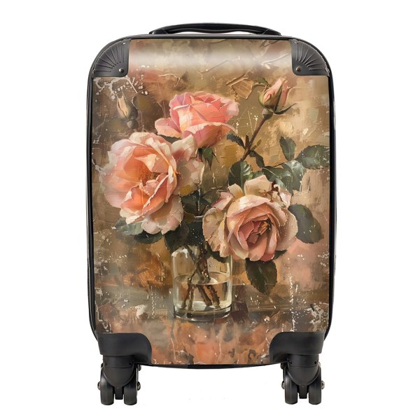 Warren Reed Vintage Roses Suitcase