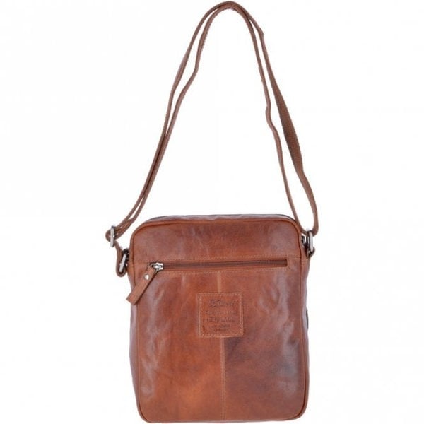 Ashwood Genuine Premium Leather Vintage Shoulder Bag with Padded Compartment for 12 inch Tablet & Multiple Organiser Compartments