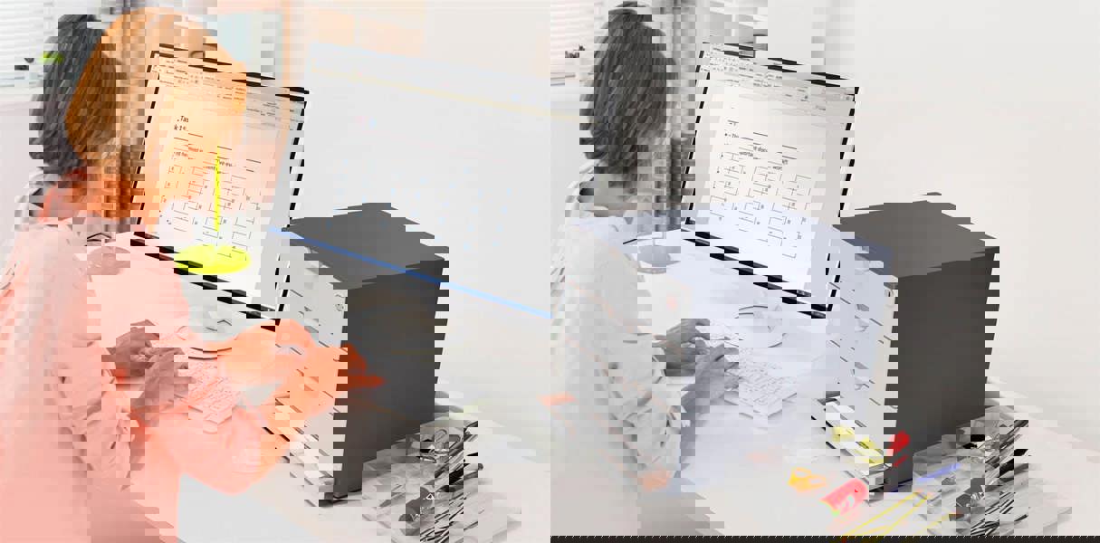 Durable COFFEE POINT Modular 4 Drawer Organiser Lockable Storage Box | Grey