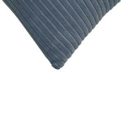 Wyld Haus Beynac Set of 2 Ribbed Grey Cushion Covers