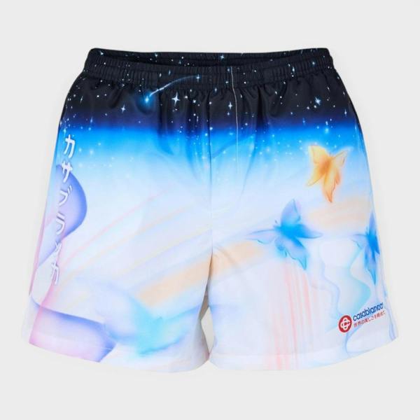 Casablanca Galactic Connection Printed Swim Shorts
