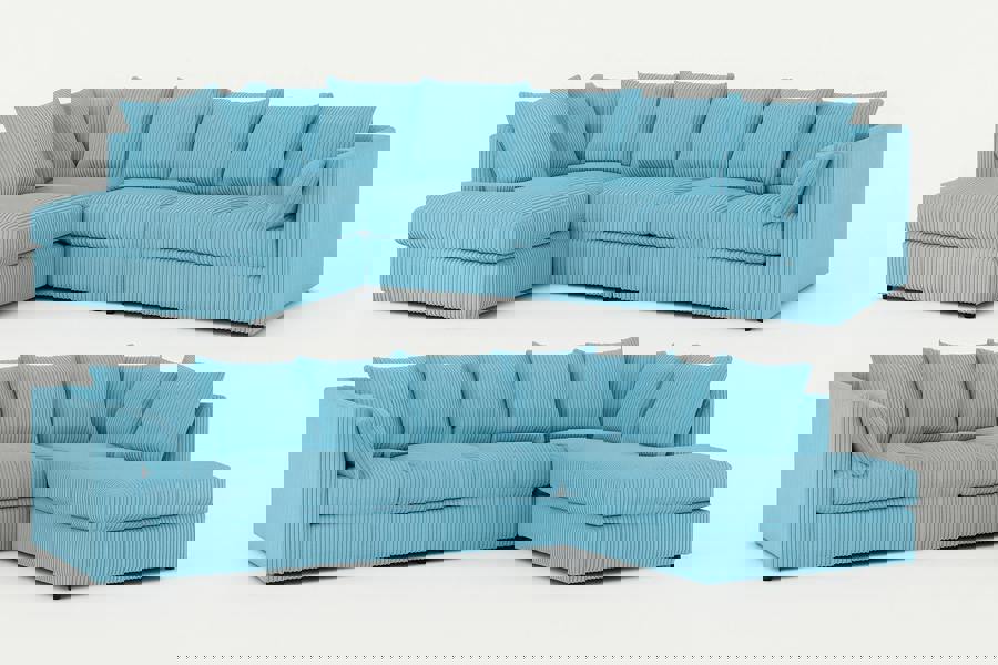 Chicago 5 Seater Corner Scatter Back Sofa Scene
