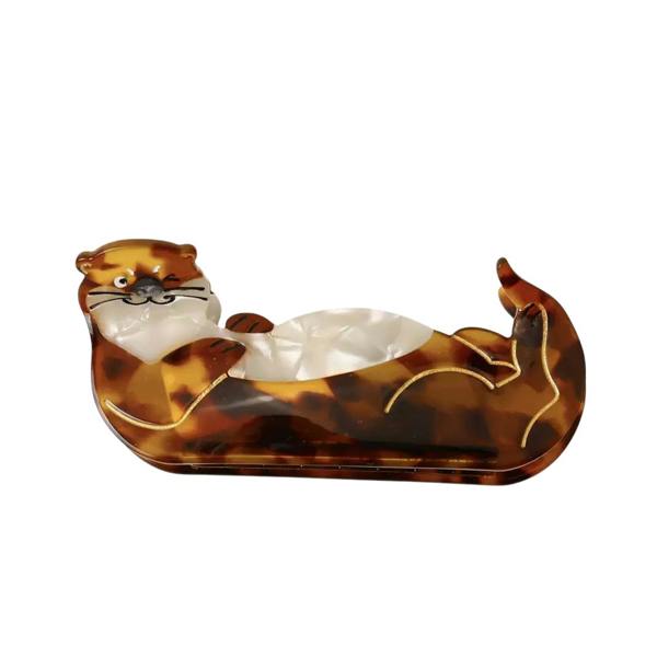 Gold Trip Otter Claw Clip