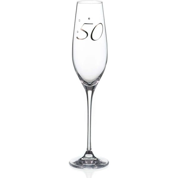 50th Birthday Champagne Flute - Single