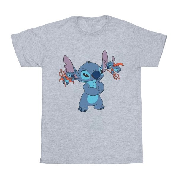 Disney Boys Lilo And Stitch Little Devils T-Shirt - Sports Grey