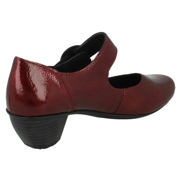 Rieker Ladies Rieker Buckle Detailed Hook and Loop Smart Heels 41756