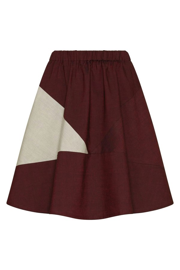 Bo Carter Koko Skirt - Burgundy