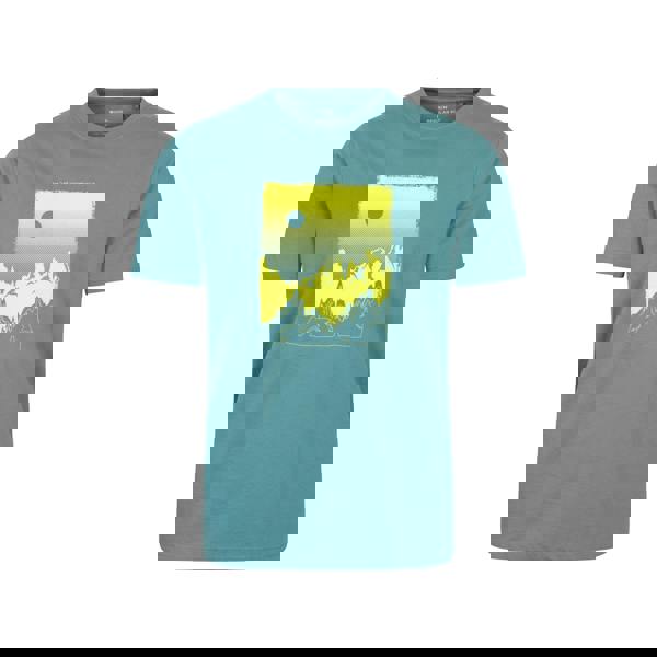 Mountain Warehouse Mens Sunrise Organic T-Shirt - Petrol