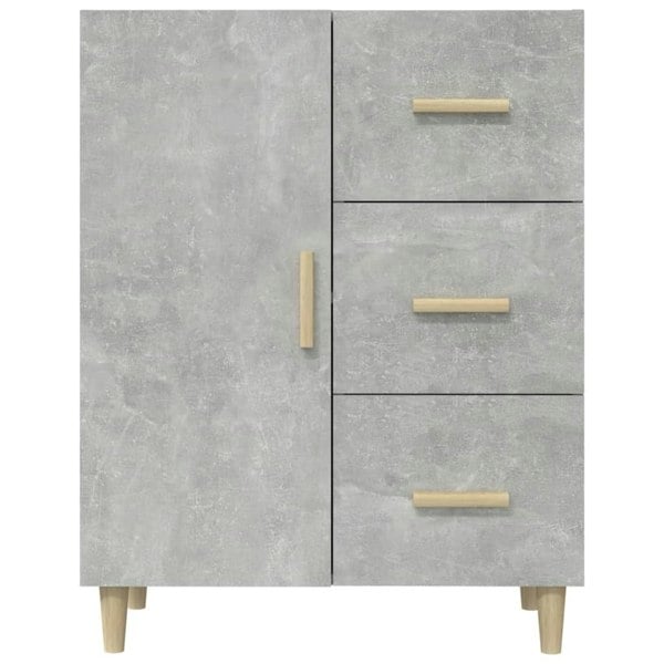 Berkfield Sideboard Concrete Grey 69.5x34x90 cm Engineered Wood