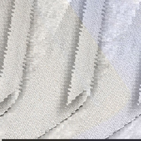 Delhi Wool White Rug Pradesh – Handwoven