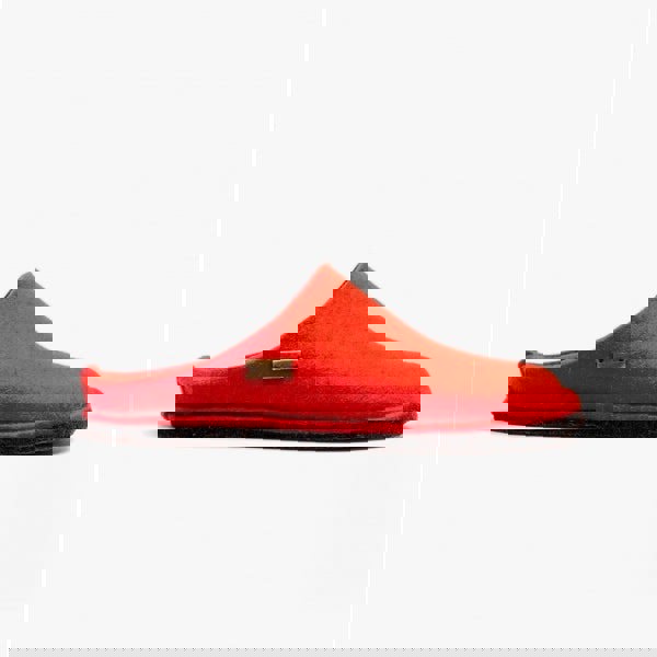 Haflinger SOFT Womens Wool Slippers Red