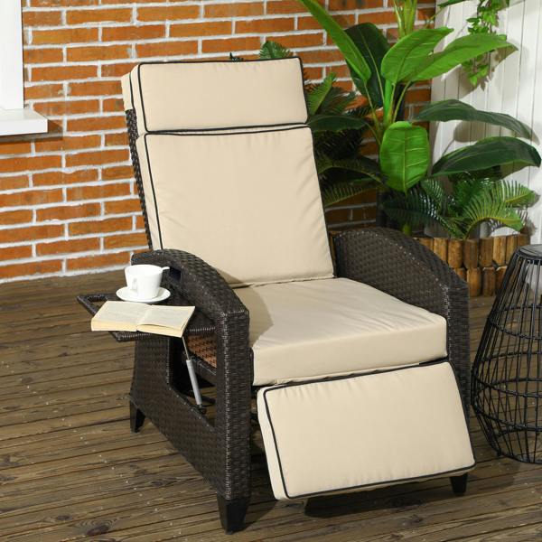 Rattan Recliner Chair