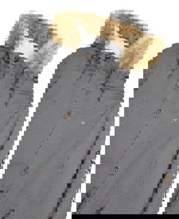 Lambretta Mens/Womens Carnaby Scooter Hooded Classic Mod Ska Badge Parka