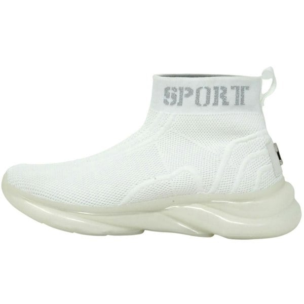 Philipp Plein Sport Plein Sport Hi-Top Sock Sneakers - White