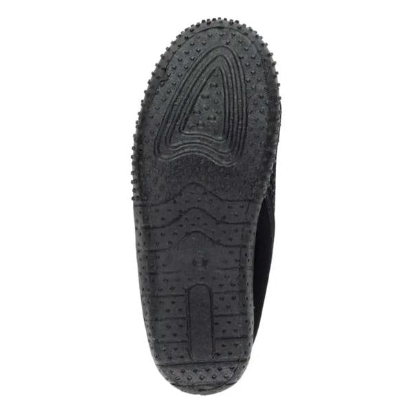 Black rubber sole with grip pattern on Fashy Unisex Aqua Shoe