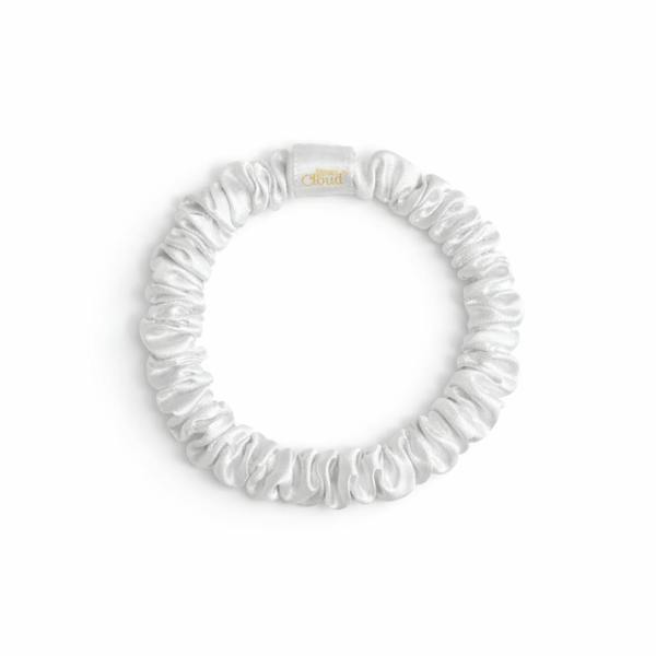 Silver Cloud Beauty Silver Cloud Satin Skinny Hair Scrunchie Combo Pack 5 Pack