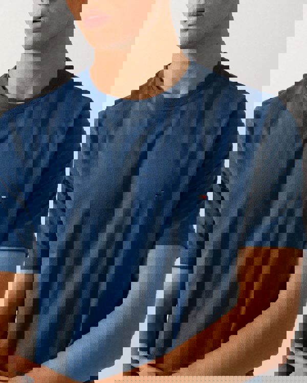 Tommy Hilfiger Essential Seasonal Regular Fit Solid Mens T-Shirt - Aegean Sea