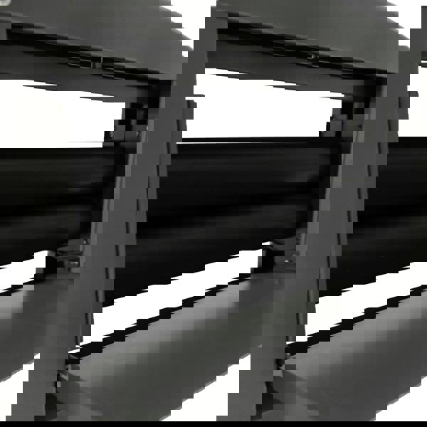 Manual hand wringer featuring sturdy gray metal construction, two large black rollers, and a flat surface for easy operation