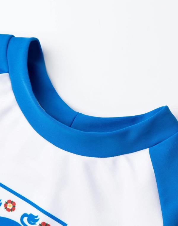England Boys White Logo Swim Top