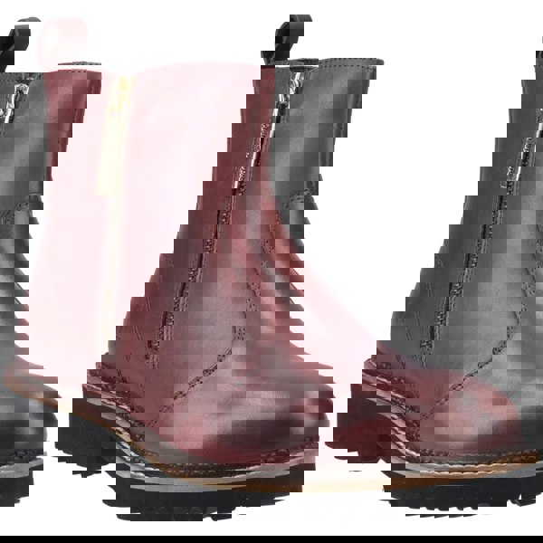 Hush Puppies Grace Zip Women's Boots in Burgundy