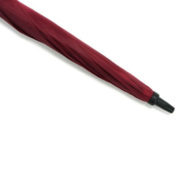 Wine Red Plain Cheap Golf Umbrella UK Tip