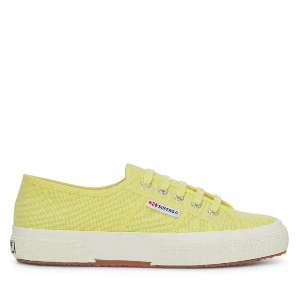 Superga Unisex Adult 2750 Cotu Classic Vegan Trainers - Sunny Lime/Avorio