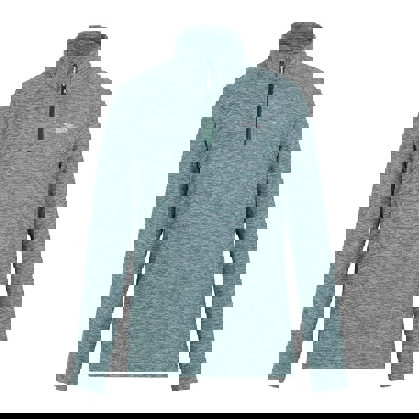 Regatta Womens Sweetheart Quarter Zip Fleece Top - Spruce Green