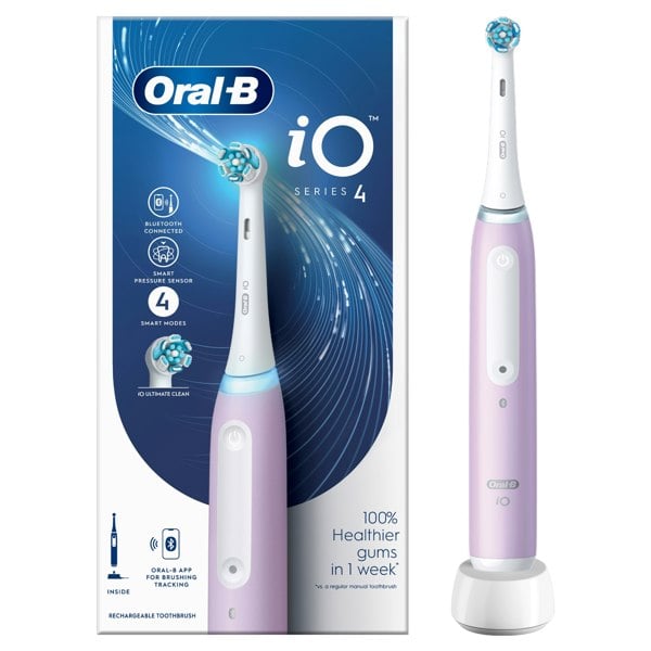 Oral-B iO 4 Electric Toothbrush - Lavender