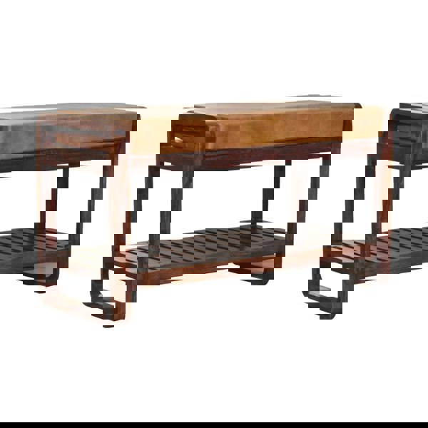 Artisan Furniture Small Buffalo Slatted Hallway Bench