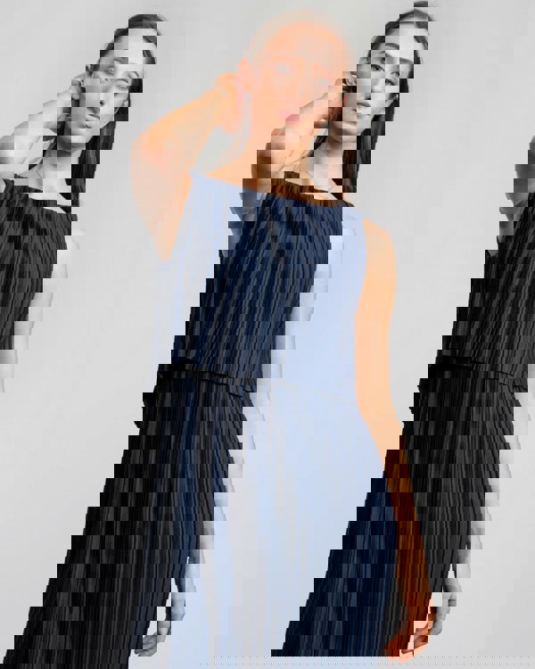 Great Plains Narcissus Jersey Pleated Womens Dress