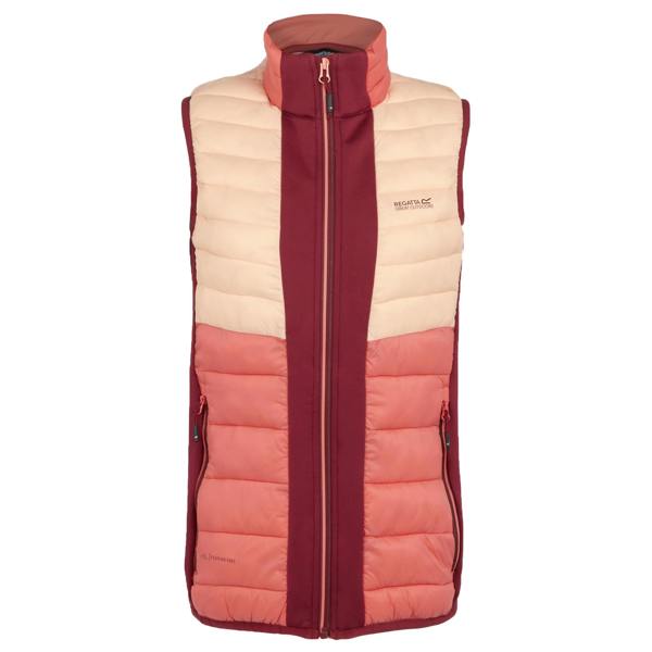 Regatta Womens Leedre Body Warmer - Rumba Red/Mineral Red
