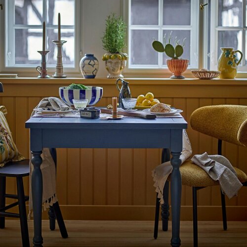Love Frankie Cobalt & Bone XL Stoneware Serving Bowl