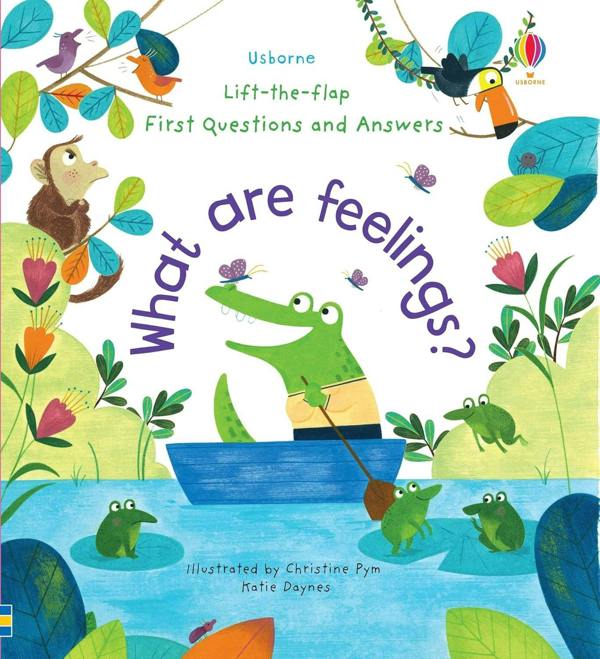 Usborne Lift-The-Flap First Questions and Answers 4 Books (Where Do Babies Come From?, What are Feelings?, Why do we need Bees?, Why do things Die?)