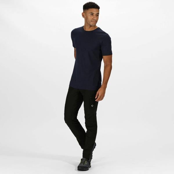 Regatta Mens Tait Lightweight Active T-Shirt - Navy - 