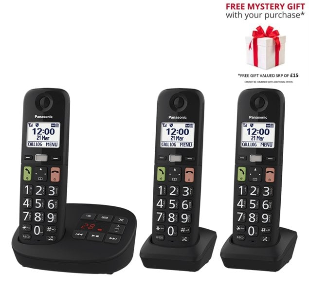 Panasonic KX-TGU13 Digital Cordless Answering System - Free Gift