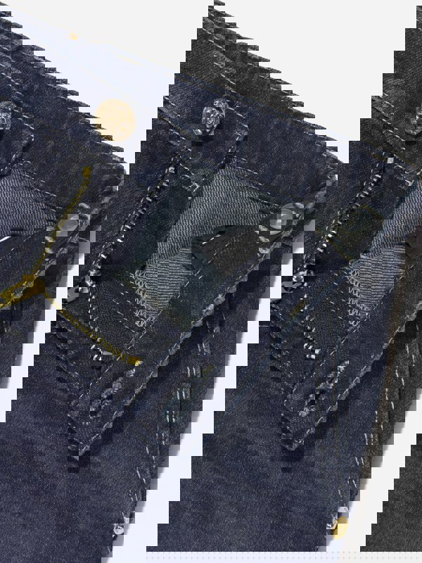 Versace Boys Slim Fit Jeans in Blue