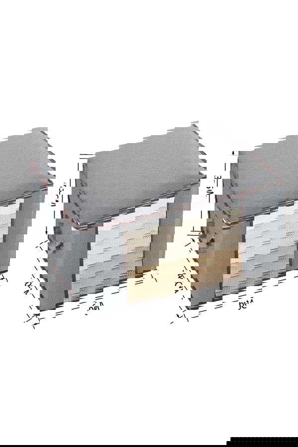 Living and Home Foldable Fabric Clothes Organiser Bag