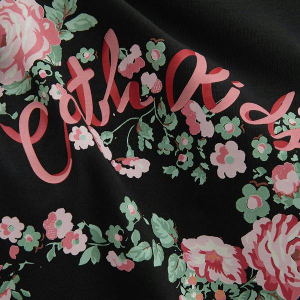 Regatta Womens/Ladies Cath Kidston Floral Oversized T-Shirt - Black - 