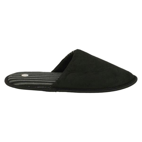 Spot On Mens Spot On Stripy Mule Slippers X2118