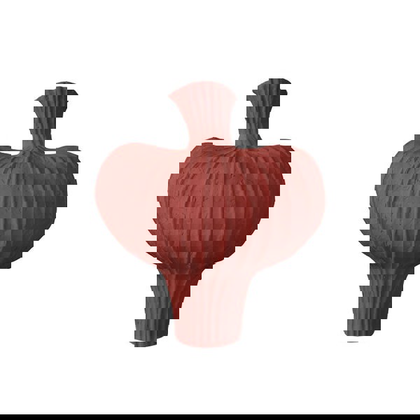 Shaped Ceramic Vase, Red-Rit Concept-Rit Concept