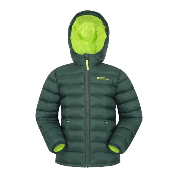 Mountain Warehouse Childrens/Kids Seasons II Padded Jacket - Khaki Green