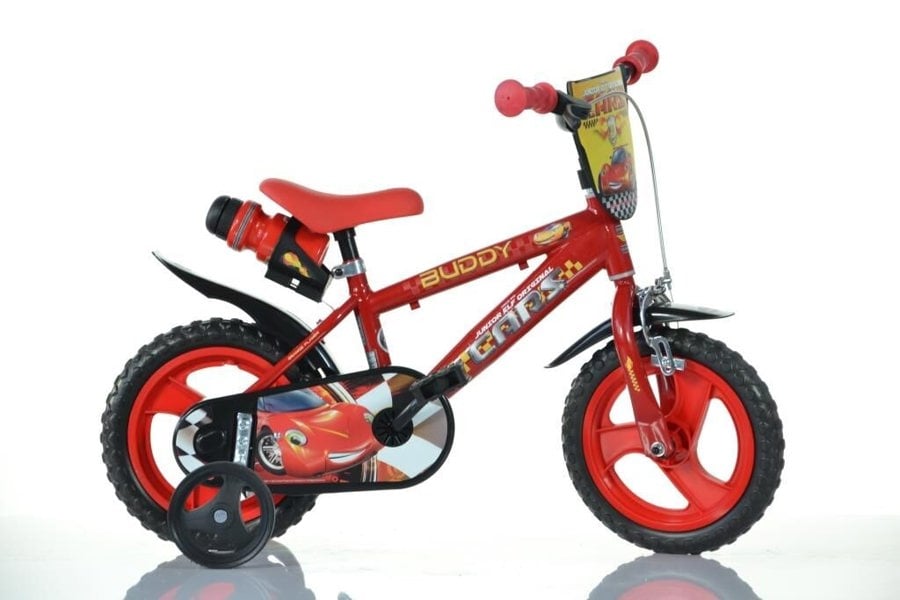 Dino Bikes Dino Cars Kids 12" Wheel Bike - Red