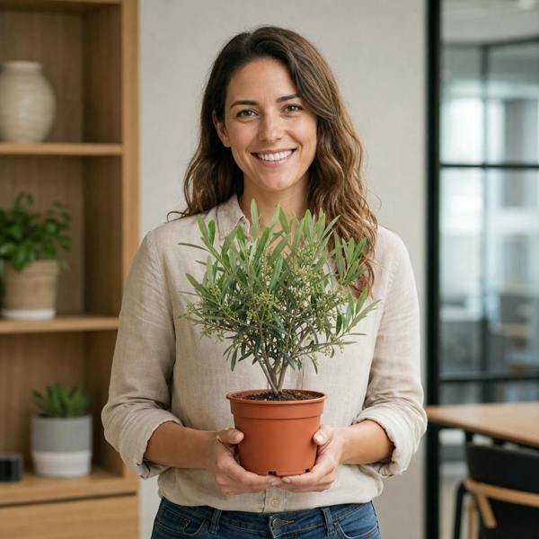 Mini Olive Bush in 15cm Pot