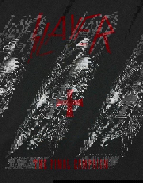 Slayer Mens Black Eagle Short Sleeved T-Shirt