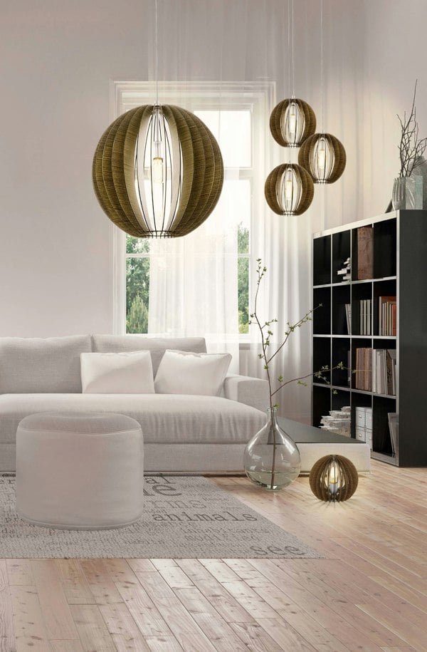 EGLO Cossano Pendant Light - 70cm Diameter